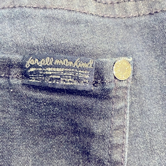 7 For All Mankind Kimmie Bootcut size 29 X 34. Dark denim. Zip front. See notes! - Picture 10 of 14
